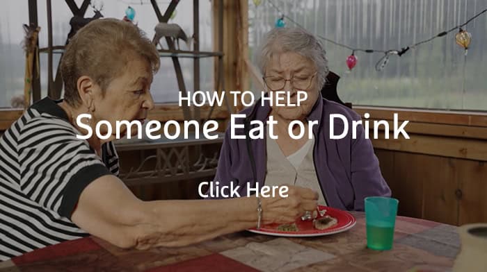 How to Help Someone with Eating and Drinking
